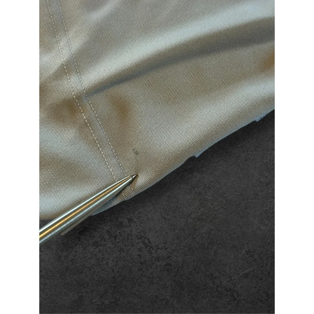 Nike Vapor Pro Baseball Pants Mens Medium Long Light Grey 747235-052 Straight